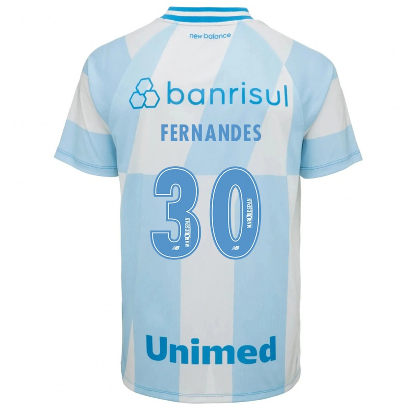 Danxen Niño Camiseta Raquel Fernandes #30 Azul Claro Blanco 2ª Equipación 2026/27 La Camisa México