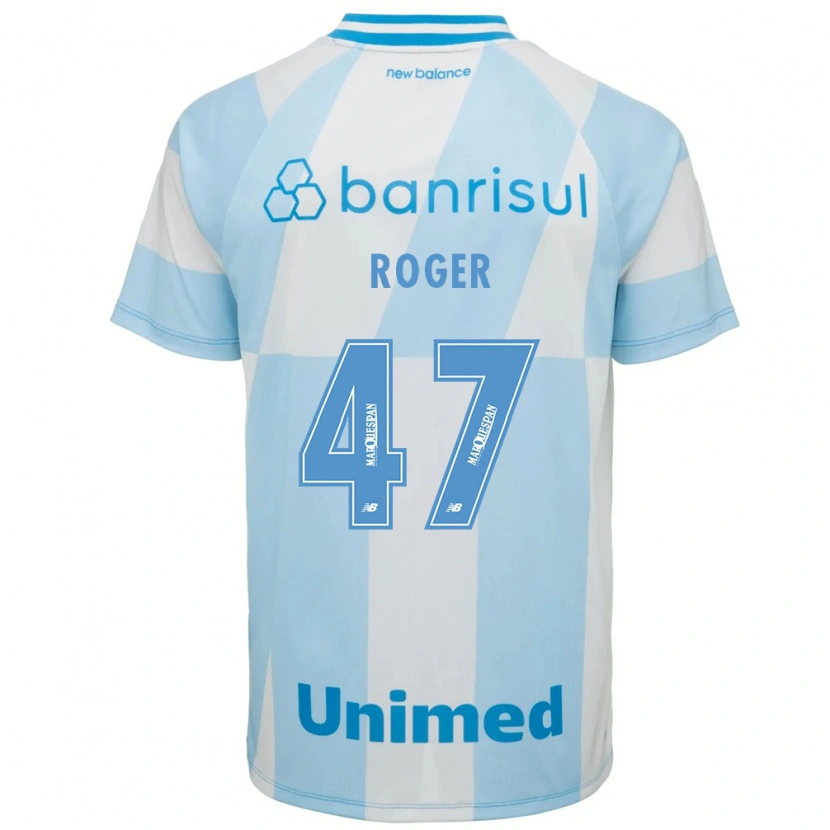 Danxen Niño Camiseta Roger Dias Fernandes #47 Azul Claro Blanco 2ª Equipación 2026/27 La Camisa México
