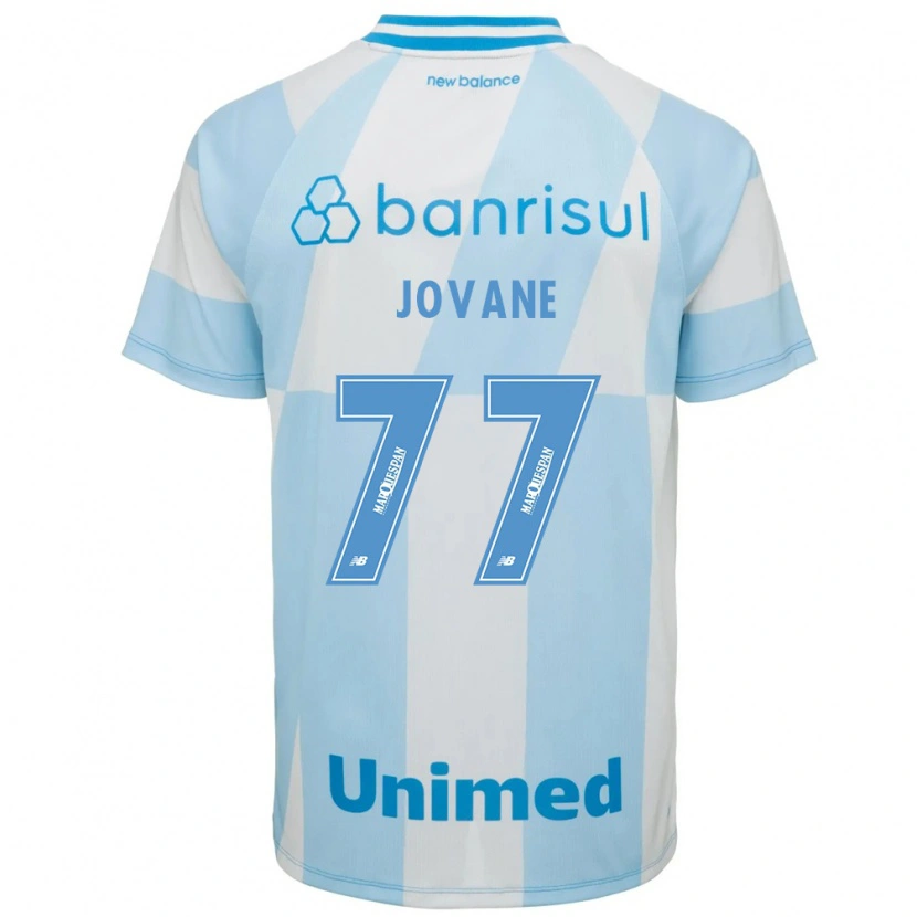 Danxen Niño Camiseta Jovane Cabral #77 Azul Claro Blanco 2ª Equipación 2026/27 La Camisa México