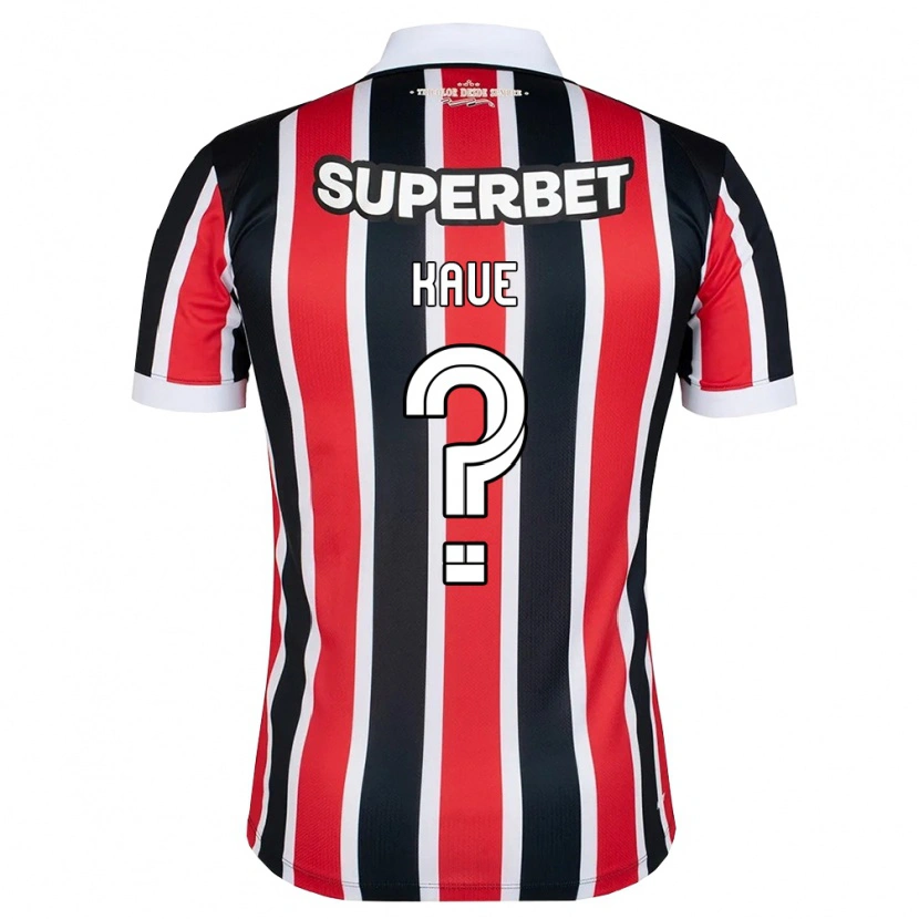 Danxen Niño Camiseta Kaue #0 Rojo Blanco Negro 2ª Equipación 2026/27 La Camisa México