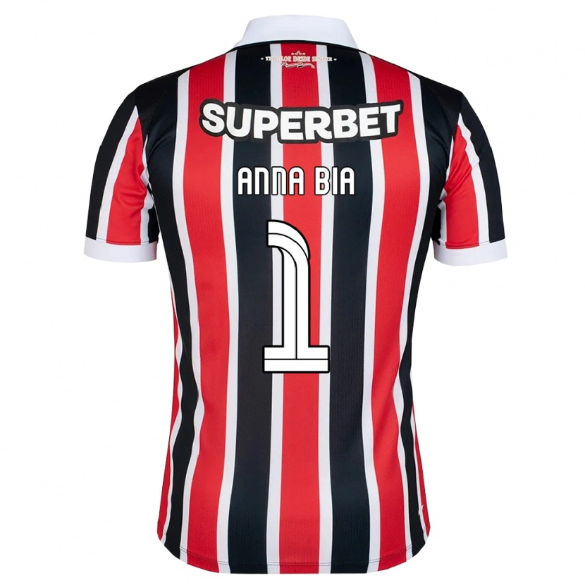 Danxen Niño Camiseta Anna Bia #1 Rojo Blanco Negro 2ª Equipación 2026/27 La Camisa México