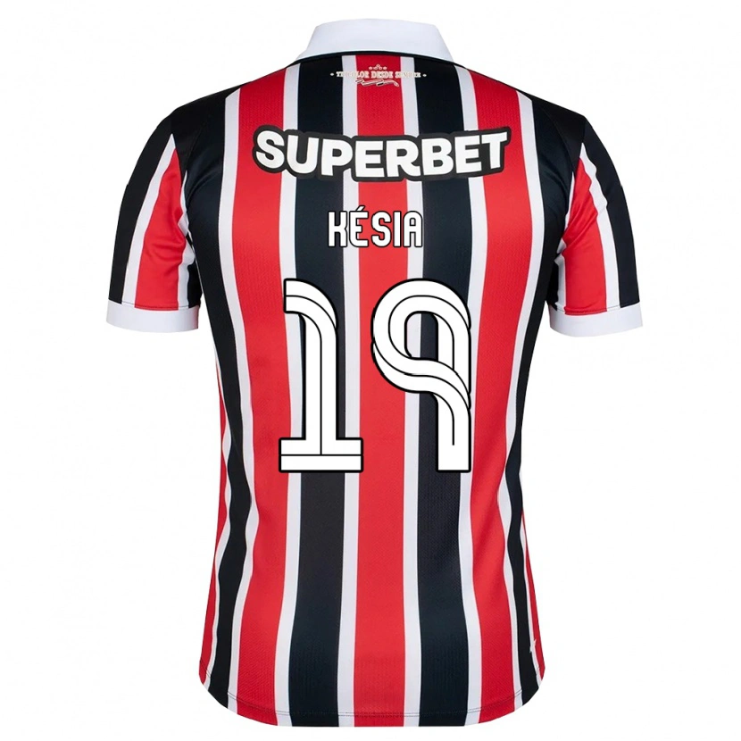 Danxen Niño Camiseta Késia #19 Rojo Blanco Negro 2ª Equipación 2026/27 La Camisa México