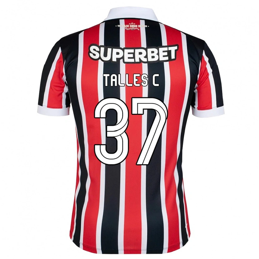 Danxen Niño Camiseta Talles #37 Rojo Blanco Negro 2ª Equipación 2026/27 La Camisa México
