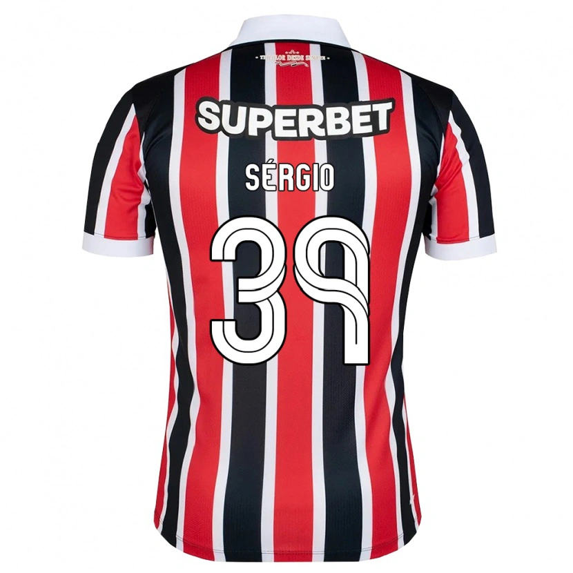 Danxen Niño Camiseta Paulinho #39 Rojo Blanco Negro 2ª Equipación 2026/27 La Camisa México