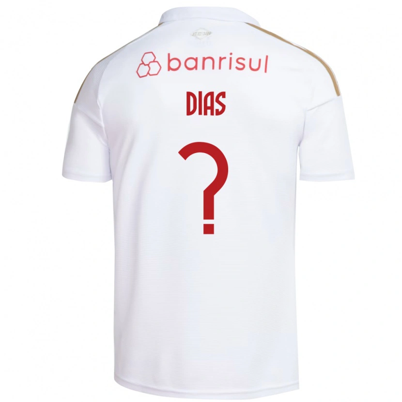Danxen Niño Camiseta Kauan Dias #0 Blanco Rojo 2ª Equipación 2026/27 La Camisa México