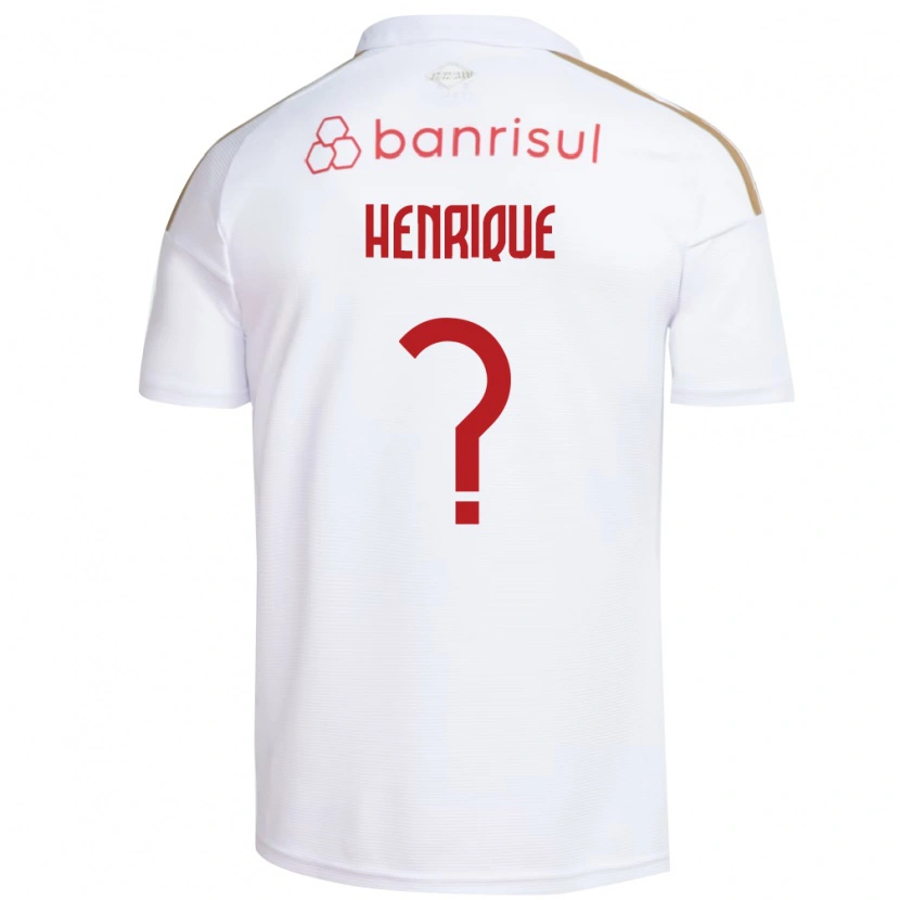 Danxen Niño Camiseta Henrique De Aguiar De Mendonça #0 Blanco Rojo 2ª Equipación 2026/27 La Camisa México