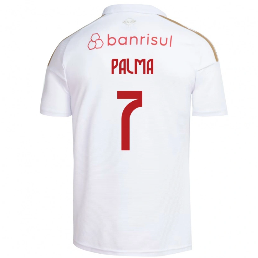 Danxen Niño Camiseta Gabriel Palma #7 Blanco Rojo 2ª Equipación 2026/27 La Camisa México