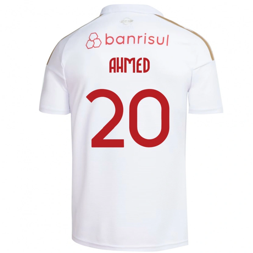 Danxen Niño Camiseta Diego Ahmed #20 Blanco Rojo 2ª Equipación 2026/27 La Camisa México