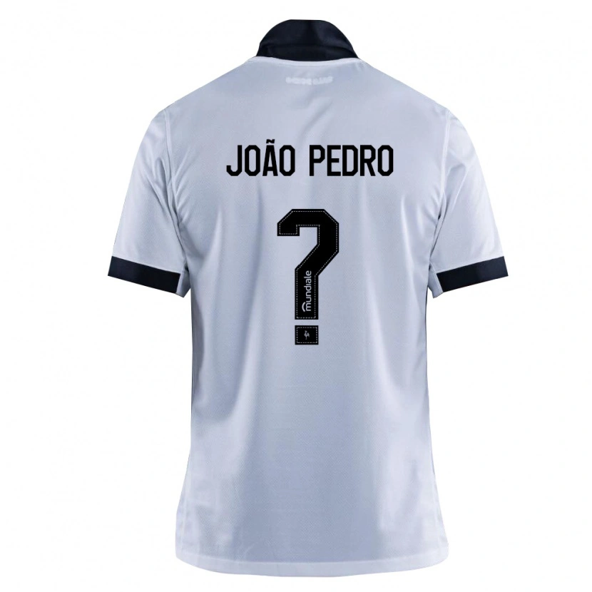 Danxen Niño Camiseta João Mathias #0 Blanco Negro 2ª Equipación 2026/27 La Camisa México