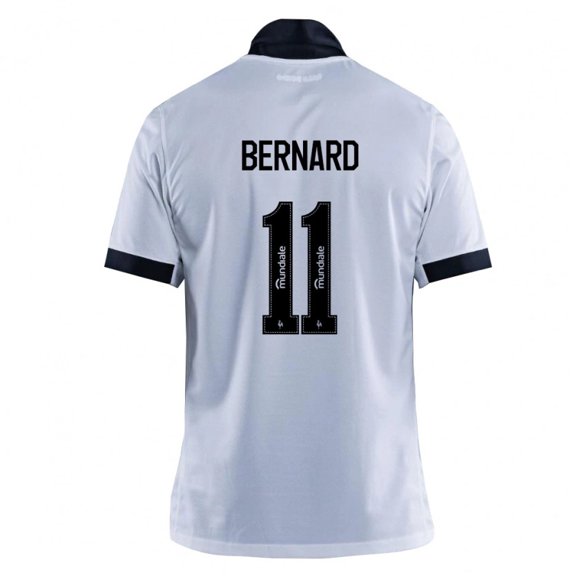 Danxen Niño Camiseta Bernard Anício Caldeira Duarte #11 Blanco Negro 2ª Equipación 2026/27 La Camisa México
