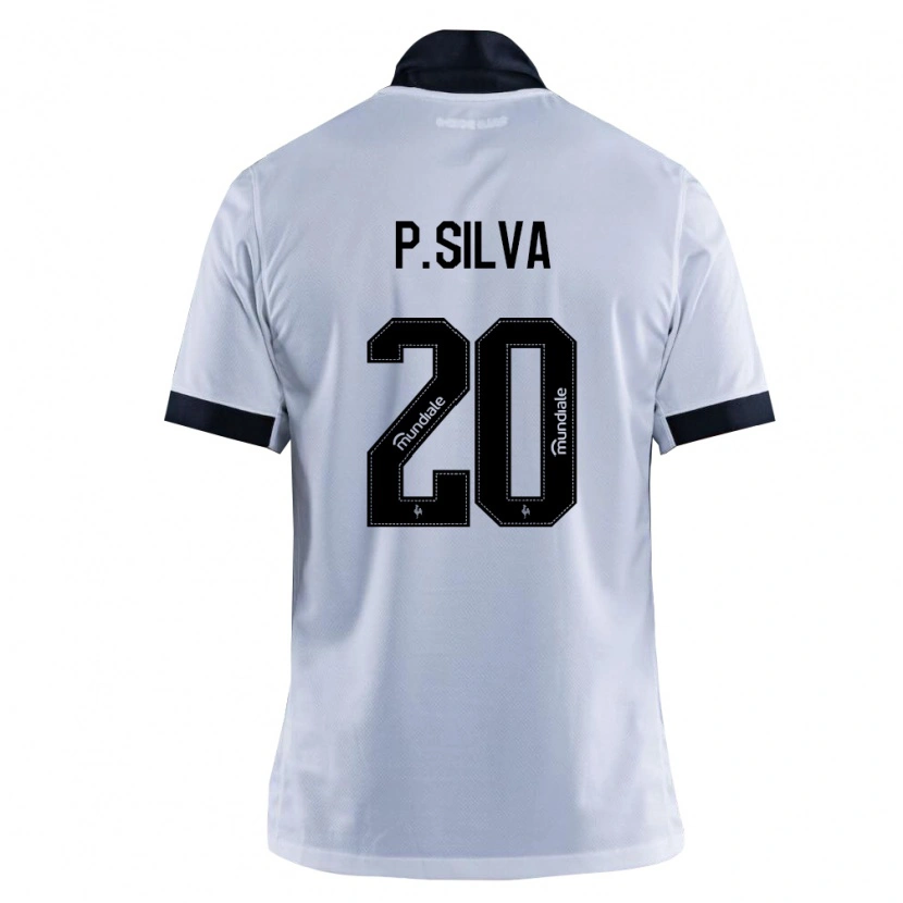 Danxen Niño Camiseta Patrick Roberto Da Silva Campos #20 Blanco Negro 2ª Equipación 2026/27 La Camisa México