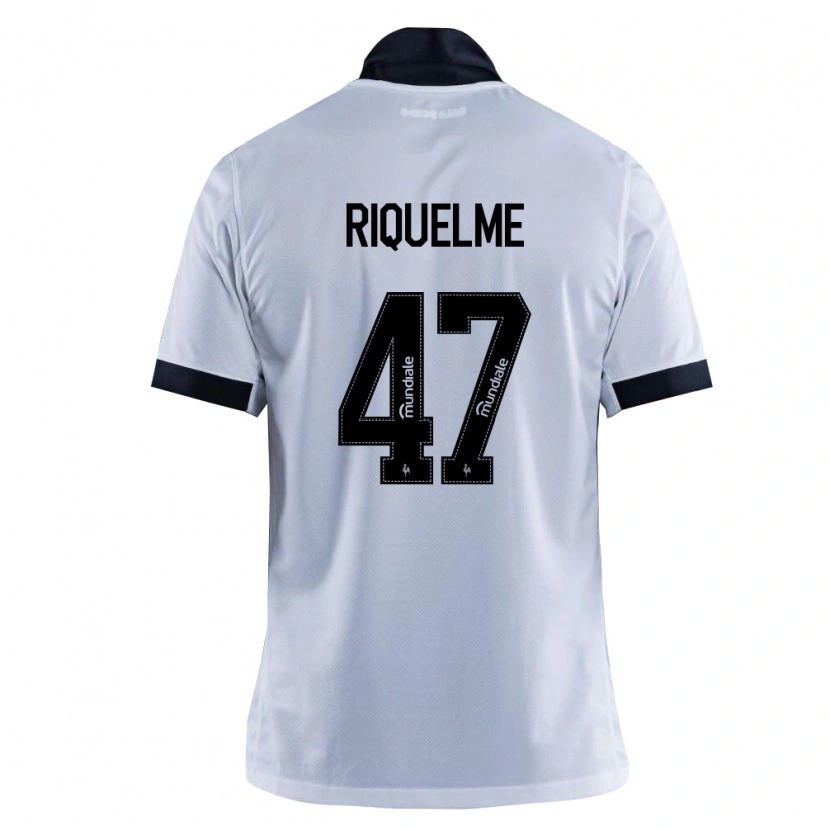 Danxen Niño Camiseta Riquelme Henrique Da Silva Ferreira #47 Blanco Negro 2ª Equipación 2026/27 La Camisa México