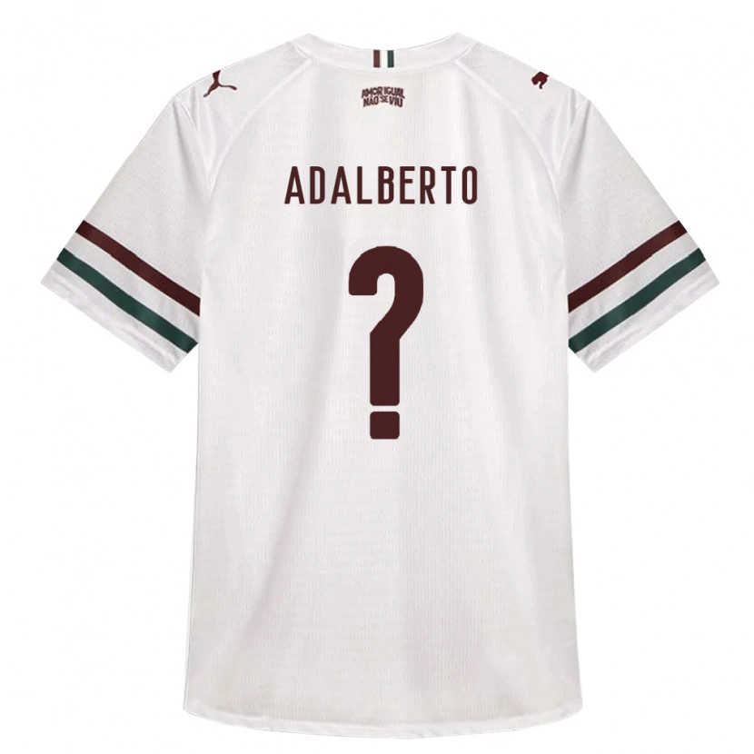 Danxen Niño Camiseta Adalberto Junior De Jesus Justino #0 Blanco Verde Borgoña 2ª Equipación 2026/27 La Camisa México