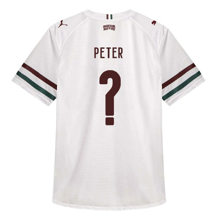 Danxen Niño Camiseta Peter Carvalho Dos Santos #0 Blanco Verde Borgoña 2ª Equipación 2026/27 La Camisa México