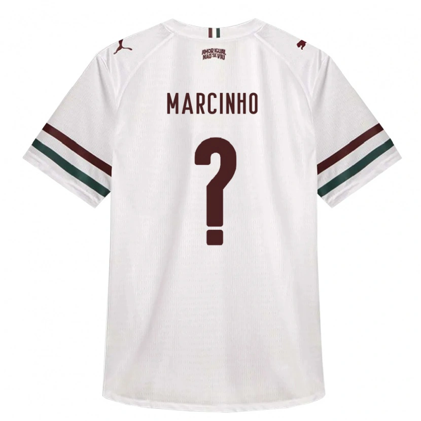 Danxen Niño Camiseta Márcio Marques Santana #0 Blanco Verde Borgoña 2ª Equipación 2026/27 La Camisa México