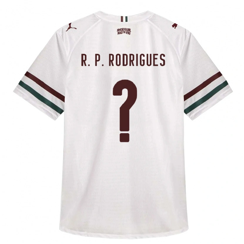 Danxen Niño Camiseta Ronald Pinheiro Rodrigues #0 Blanco Verde Borgoña 2ª Equipación 2026/27 La Camisa México