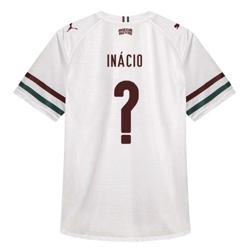 Danxen Niño Camiseta João Inácio #0 Blanco Verde Borgoña 2ª Equipación 2026/27 La Camisa México