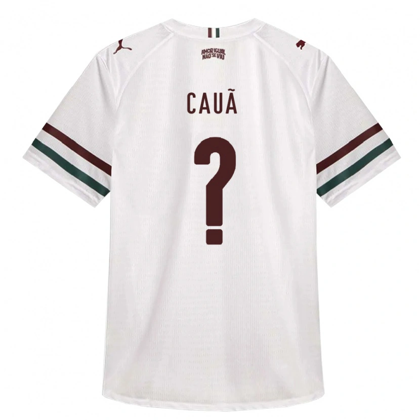 Danxen Niño Camiseta Cauã #0 Blanco Verde Borgoña 2ª Equipación 2026/27 La Camisa México