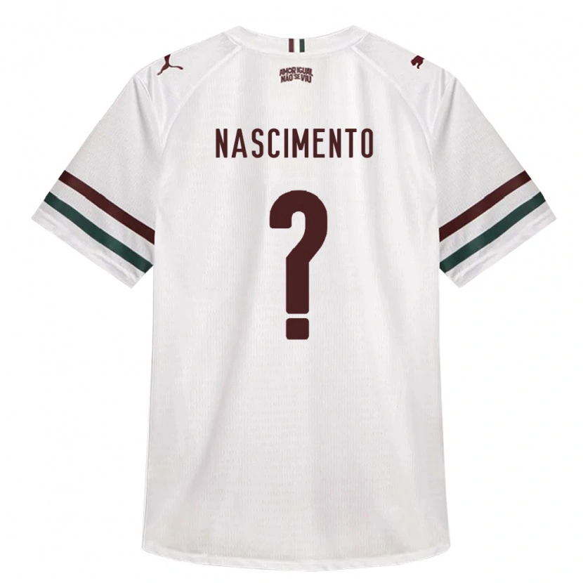 Danxen Niño Camiseta Hiago Nascimento #0 Blanco Verde Borgoña 2ª Equipación 2026/27 La Camisa México