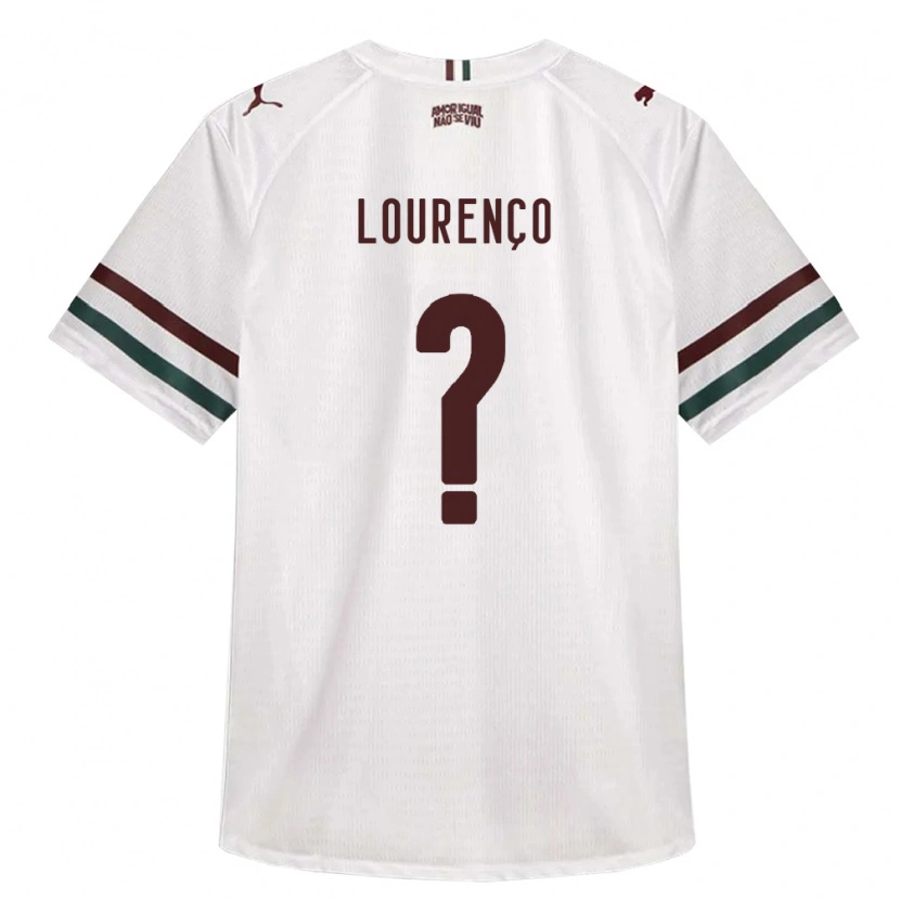 Danxen Niño Camiseta João Lourenço #0 Blanco Verde Borgoña 2ª Equipación 2026/27 La Camisa México