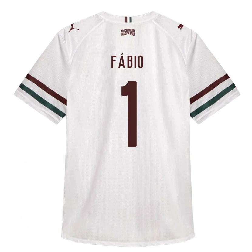 Danxen Niño Camiseta Fábio Deivson Lopes Maciel #1 Blanco Verde Borgoña 2ª Equipación 2026/27 La Camisa México