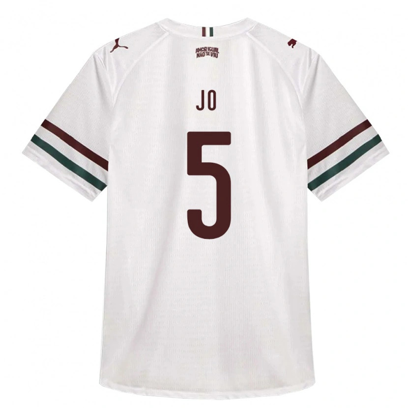 Danxen Niño Camiseta Joedson Santos Almeida #5 Blanco Verde Borgoña 2ª Equipación 2026/27 La Camisa México