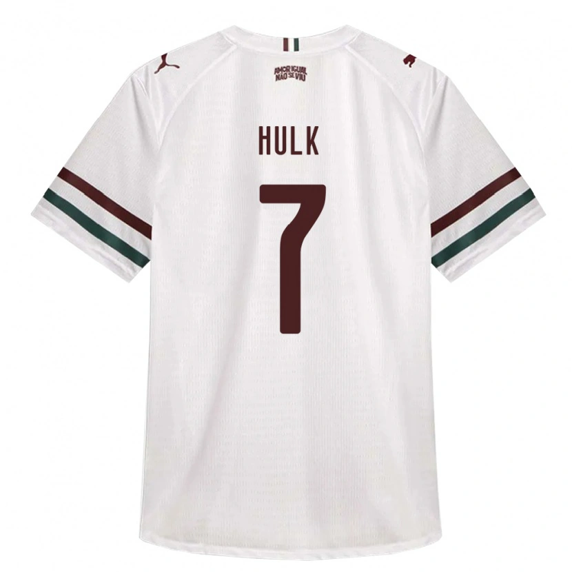 Danxen Niño Camiseta Hulk #7 Blanco Verde Borgoña 2ª Equipación 2026/27 La Camisa México