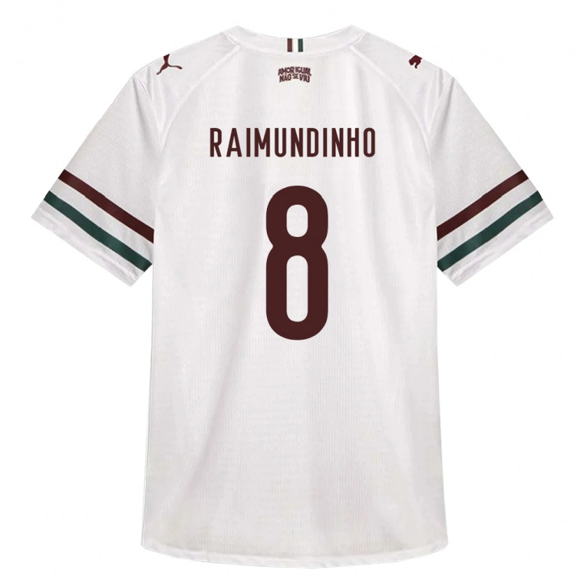 Danxen Niño Camiseta Raimundinho #8 Blanco Verde Borgoña 2ª Equipación 2026/27 La Camisa México