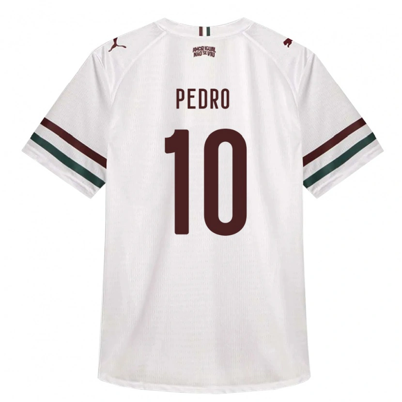 Danxen Niño Camiseta Matheus Pedro #10 Blanco Verde Borgoña 2ª Equipación 2026/27 La Camisa México