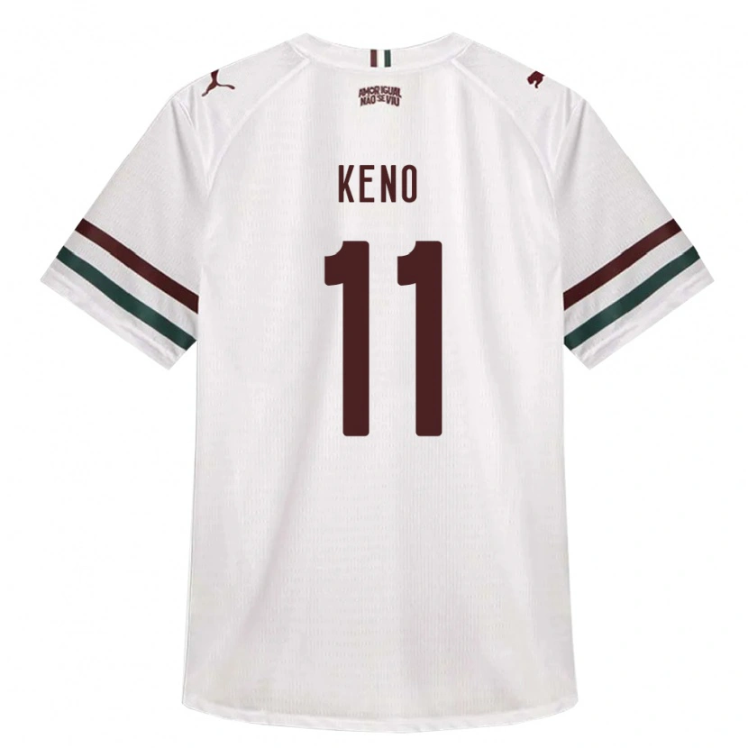 Danxen Niño Camiseta Keno #11 Blanco Verde Borgoña 2ª Equipación 2026/27 La Camisa México