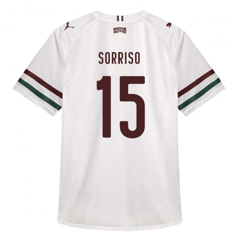 Danxen Niño Camiseta Debora Sorriso #15 Blanco Verde Borgoña 2ª Equipación 2026/27 La Camisa México