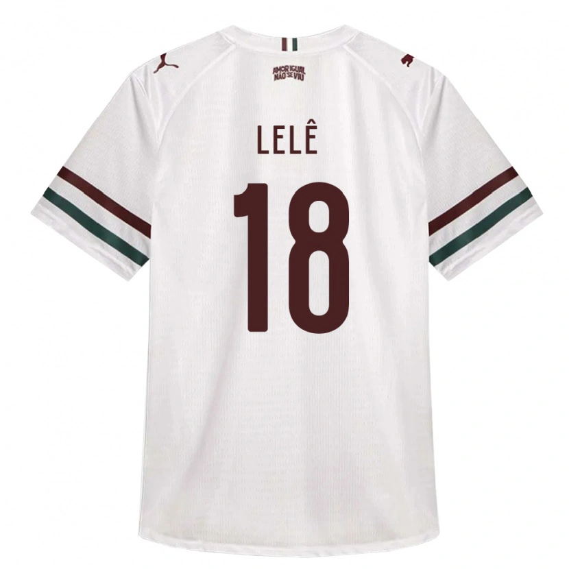 Danxen Niño Camiseta Lelê #18 Blanco Verde Borgoña 2ª Equipación 2026/27 La Camisa México