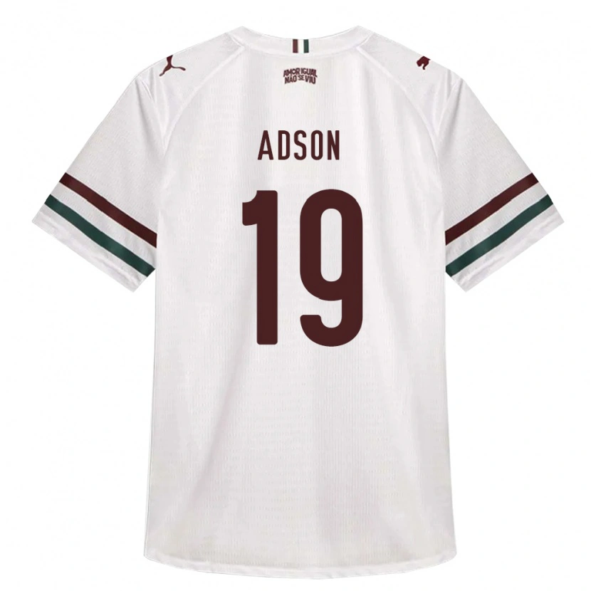 Danxen Niño Camiseta Adsonnaldo Ferreira Nascimento #19 Blanco Verde Borgoña 2ª Equipación 2026/27 La Camisa México