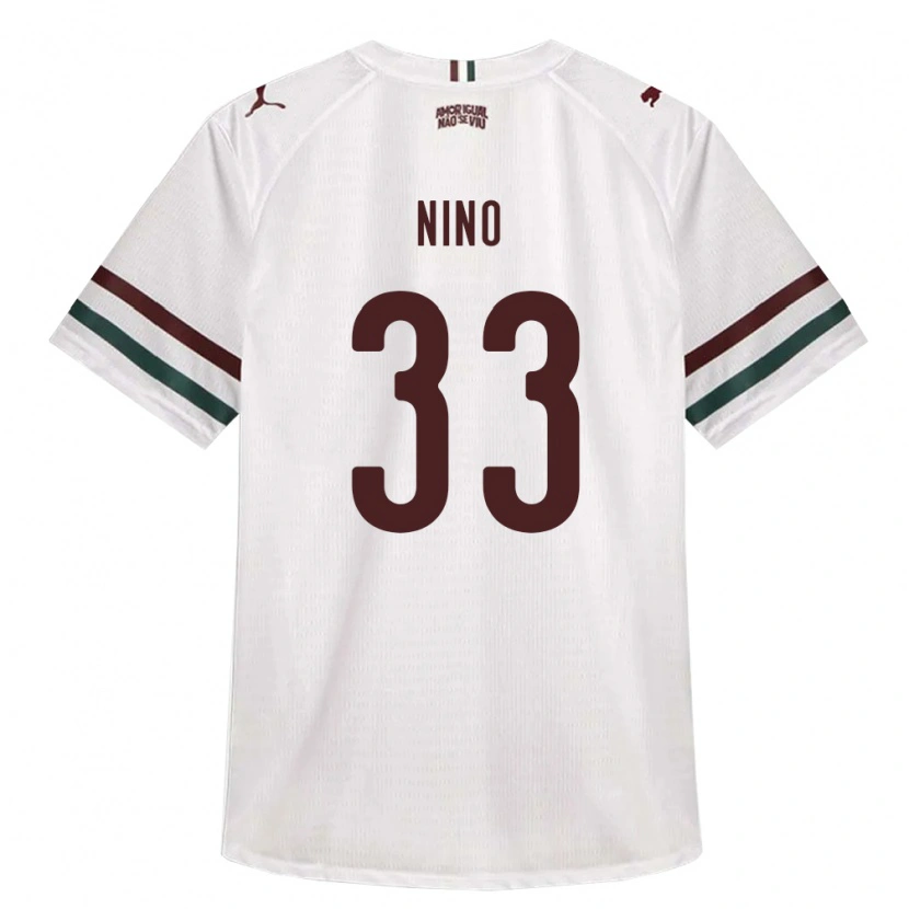 Danxen Niño Camiseta Nino #33 Blanco Verde Borgoña 2ª Equipación 2026/27 La Camisa México
