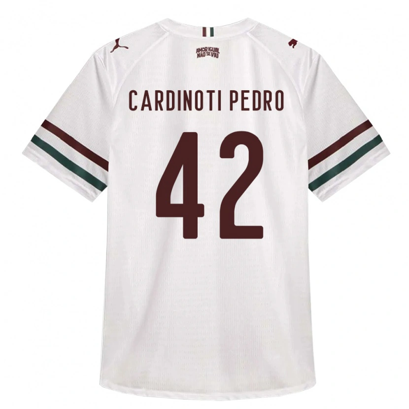 Danxen Niño Camiseta Jhonny Cardinoti Pedro #42 Blanco Verde Borgoña 2ª Equipación 2026/27 La Camisa México