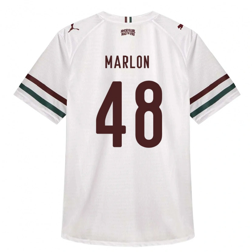 Danxen Niño Camiseta Marlon Almeida Da Silva Ignacio #48 Blanco Verde Borgoña 2ª Equipación 2026/27 La Camisa México
