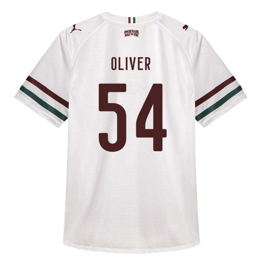 Danxen Niño Camiseta Oliver Martins #54 Blanco Verde Borgoña 2ª Equipación 2026/27 La Camisa México