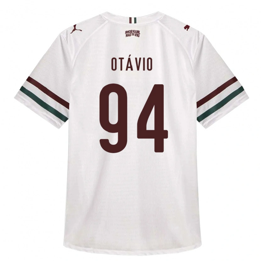 Danxen Niño Camiseta Otávio Henrique Passos Santos #94 Blanco Verde Borgoña 2ª Equipación 2026/27 La Camisa México