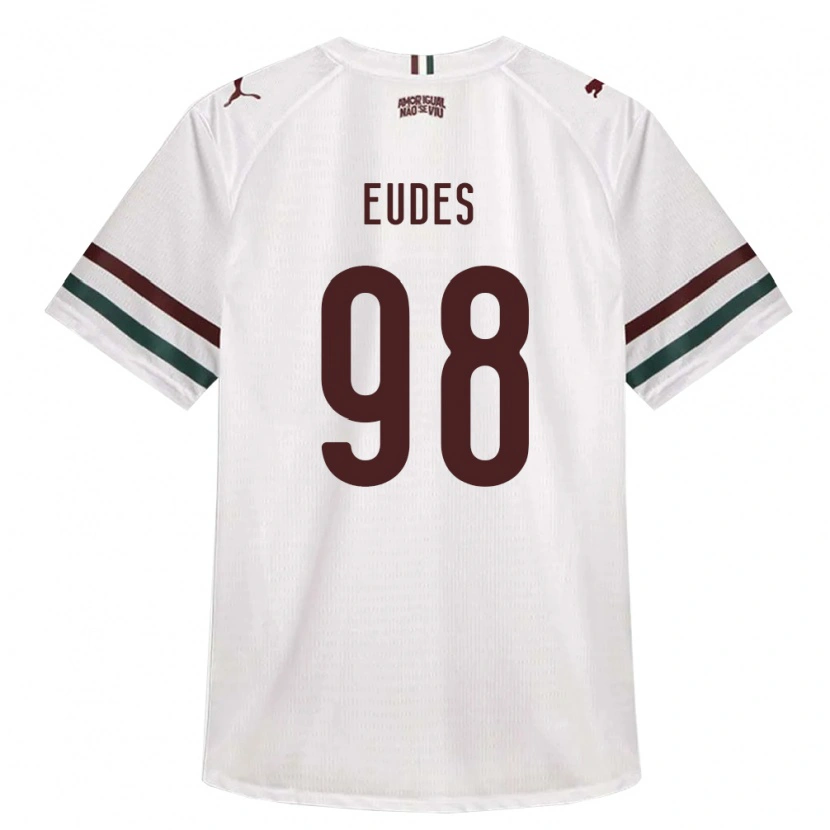 Danxen Niño Camiseta Vitor Eudes #98 Blanco Verde Borgoña 2ª Equipación 2026/27 La Camisa México