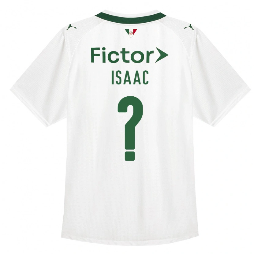 Danxen Niño Camiseta Isaac Farias Dos Santos #0 Verde Blanco 2ª Equipación 2026/27 La Camisa México