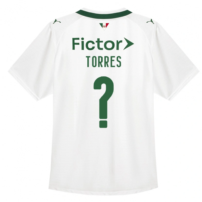 Danxen Niño Camiseta João Torres #0 Verde Blanco 2ª Equipación 2026/27 La Camisa México