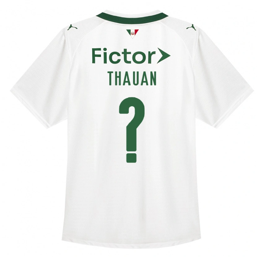 Danxen Niño Camiseta Thauan Da Silva Eugênio #0 Verde Blanco 2ª Equipación 2026/27 La Camisa México