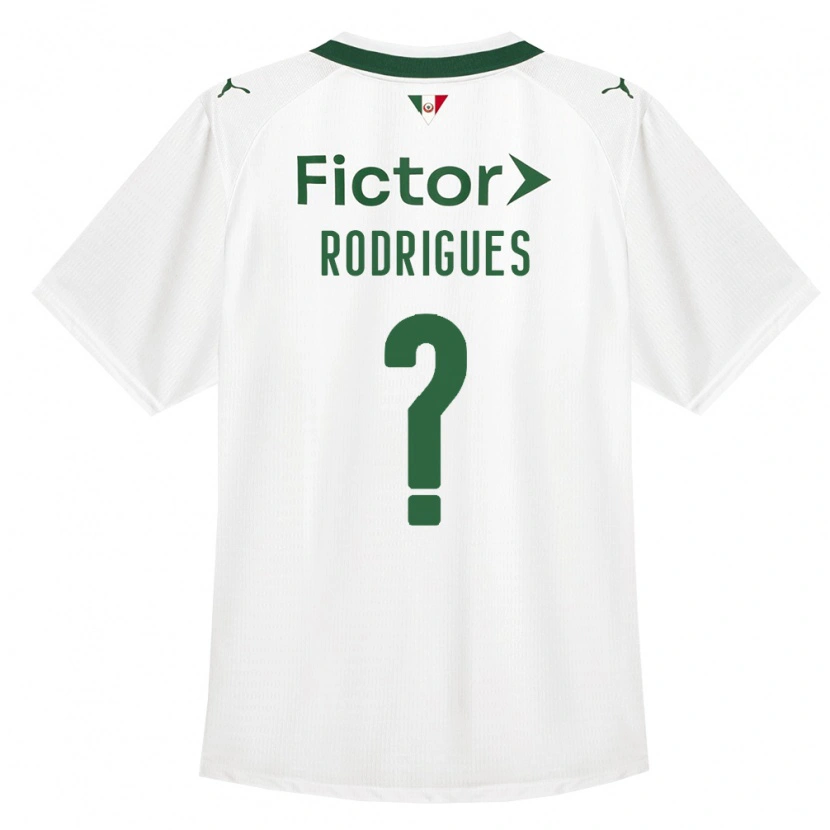Danxen Niño Camiseta César Rodrigues #0 Verde Blanco 2ª Equipación 2026/27 La Camisa México