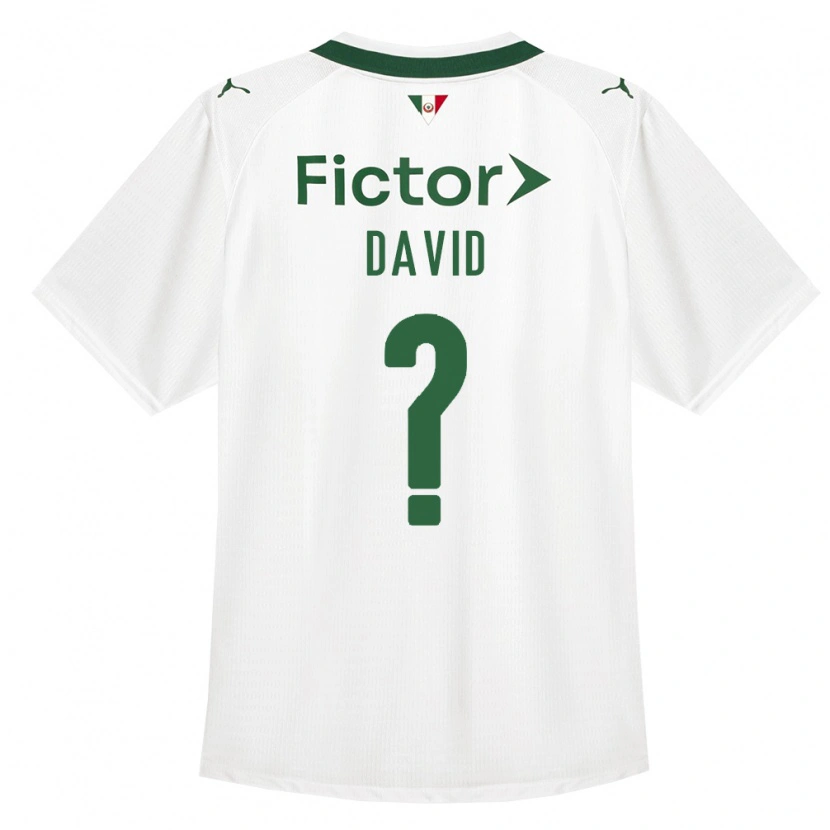 Danxen Niño Camiseta David #0 Verde Blanco 2ª Equipación 2026/27 La Camisa México