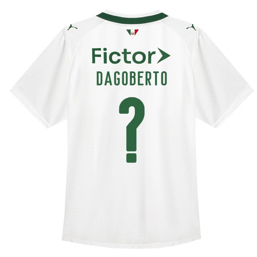 Danxen Niño Camiseta Dagoberto #0 Verde Blanco 2ª Equipación 2026/27 La Camisa México