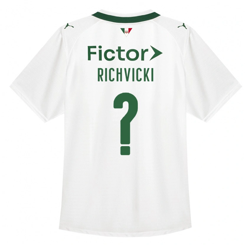 Danxen Niño Camiseta Gabriel Richvicki #0 Verde Blanco 2ª Equipación 2026/27 La Camisa México