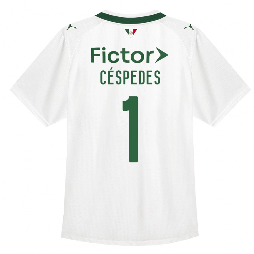 Danxen Niño Camiseta Antonio Céspedes #1 Verde Blanco 2ª Equipación 2026/27 La Camisa México