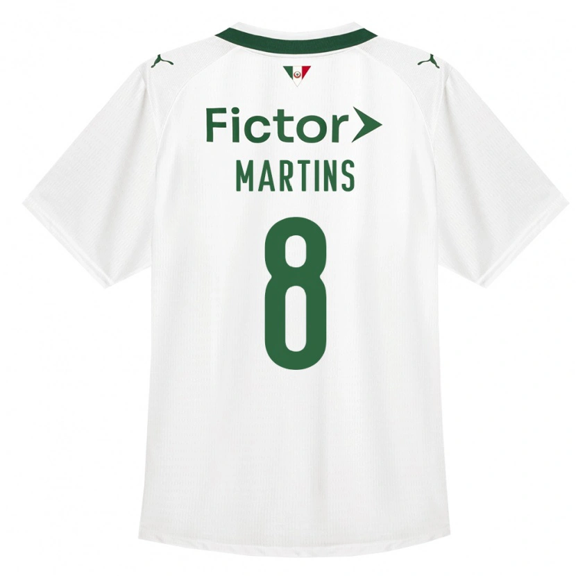 Danxen Niño Camiseta Diany Martins #8 Verde Blanco 2ª Equipación 2026/27 La Camisa México