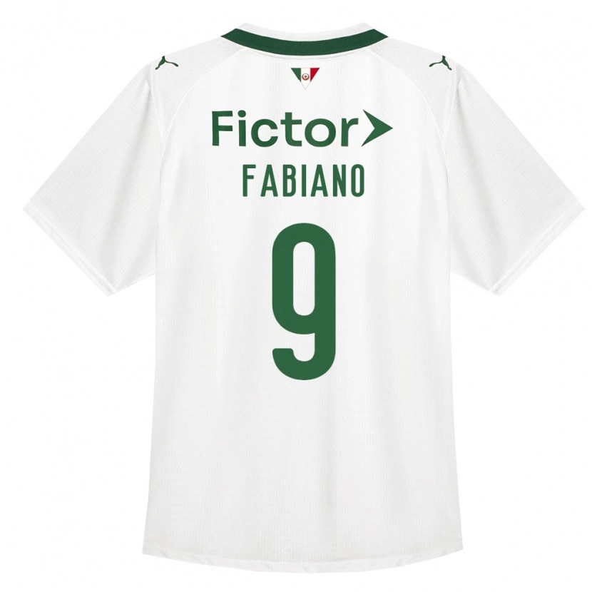 Danxen Niño Camiseta Fabiano Rodrigues Pereira #9 Verde Blanco 2ª Equipación 2026/27 La Camisa México