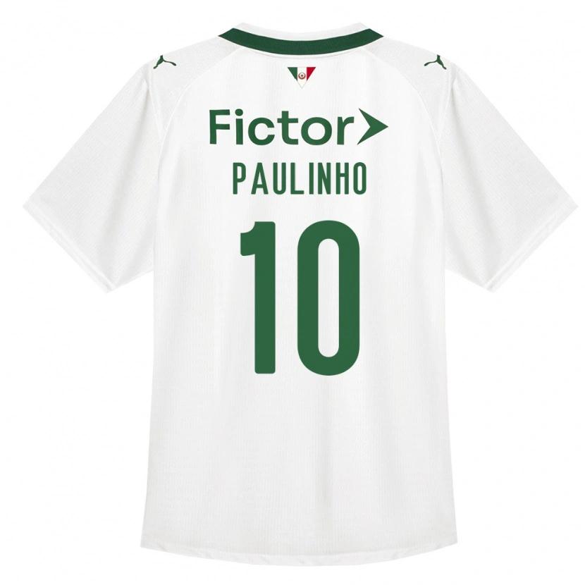 Danxen Niño Camiseta Paulinho #10 Verde Blanco 2ª Equipación 2026/27 La Camisa México